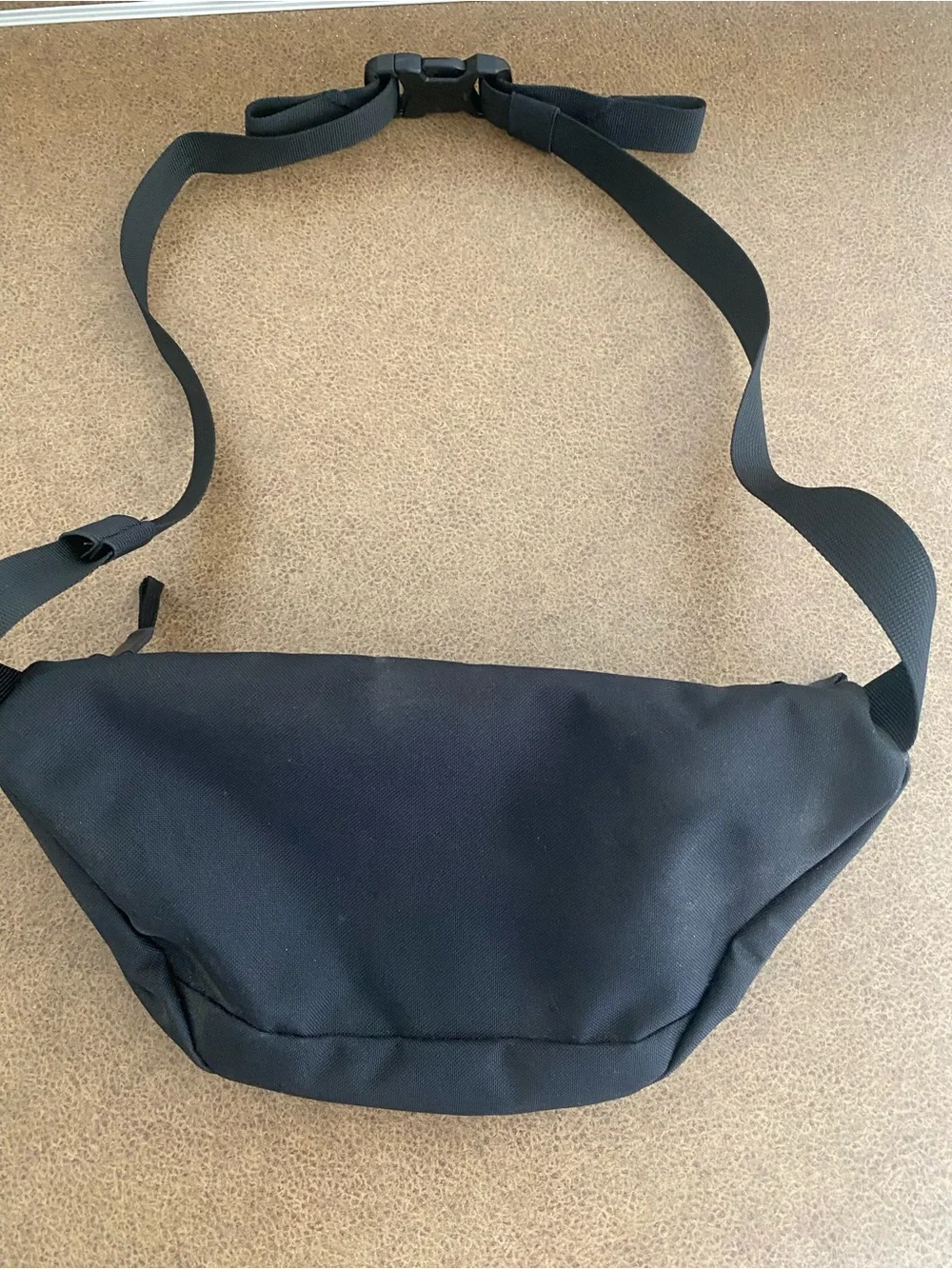 The North Face Black Waist Pack with Front Logo